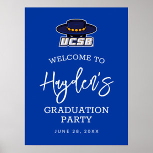 University of California Santa Barbara Graduation Poster