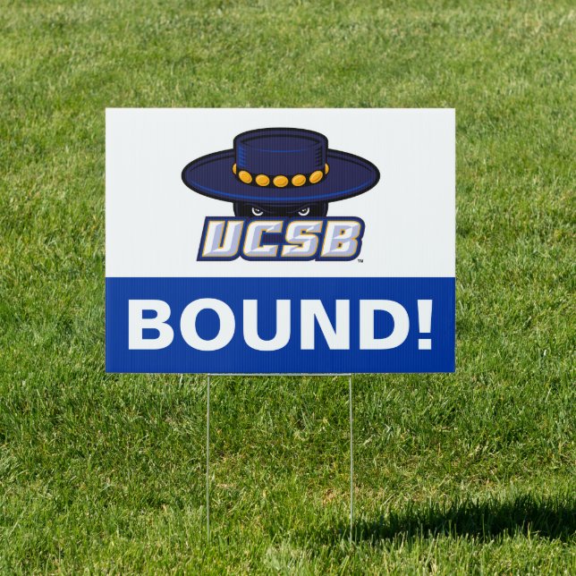 University of California Santa Barbara Graduation Sign (Insitu)