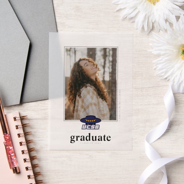 University of California Santa Barbara Graduation Vellum Invitations (Wedding)
