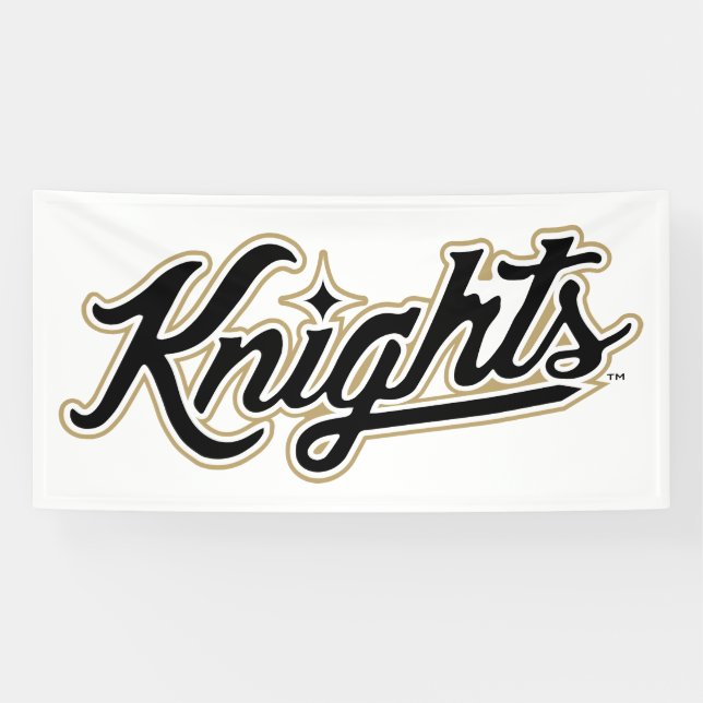 University of Central Florida Knights Script Logo Banner (Horizontal)