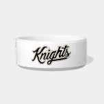 University of Central Florida Knights Script Logo Bowl<br><div class="desc">Show your school pride with this official University of Central Florida script logo. Featuring the iconic UCF Knights script in black and gold, this design is perfect for fans, students, and alumni. Whether it's game day or just a casual day on campus, this design is a great way to represent...</div>