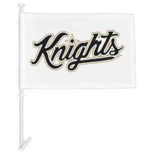 University of Central Florida Knights Script Logo Car Flag