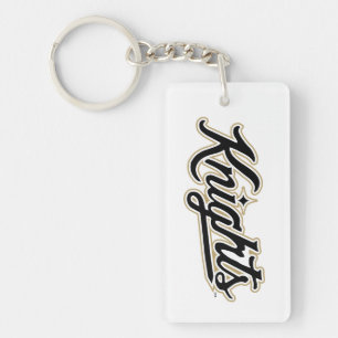 University of Central Florida Knights Script Logo Keychain
