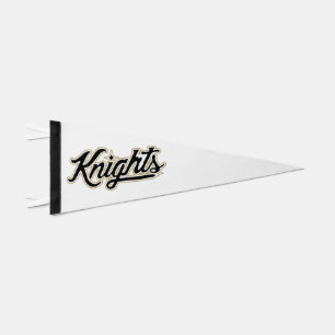 University of Central Florida Knights Script Logo Pennant Flag