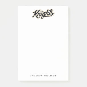 University of Central Florida Knights Script Logo Post-it Notes