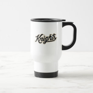 University of Central Florida Knights Script Logo Travel Mug