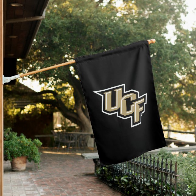 University of Central Florida UCF Knights Logo House Flag (In SItu)
