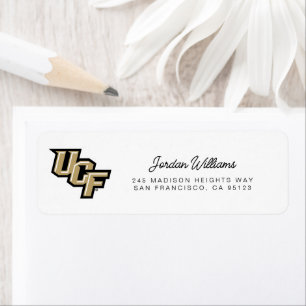 University of Central Florida UCF Knights Logo Label