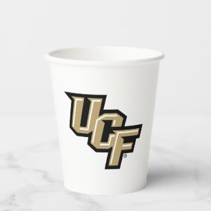 University of Central Florida UCF Knights Logo Paper Cups