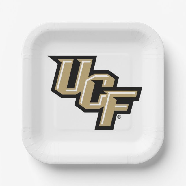 University of Central Florida UCF Knights Logo Paper Plates (Front)