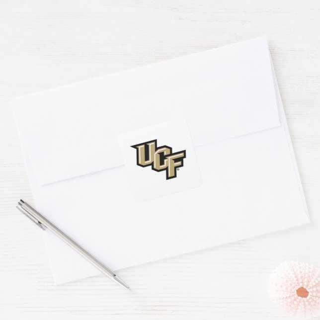 University of Central Florida UCF Knights Logo Square Sticker (Envelope)