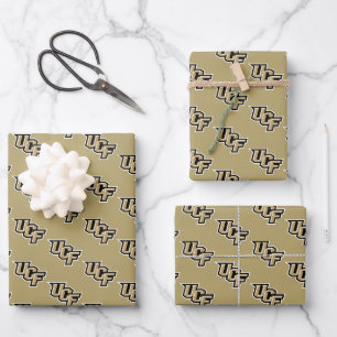 University of Central Florida UCF Knights Logo Wrapping Paper Sheets