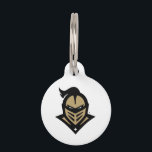 University of Central Florida UCF Knights Pet ID Tag<br><div class="desc">Show your knight pride with this official University of Central Florida mascot logo. Featuring the fierce UCF Knights knight head, this design is perfect for fans, students, and alumni. Whether it's game day or just a casual day on campus, this design is a great way to represent your favorite university....</div>