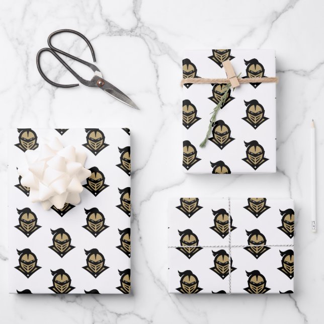 University of Central Florida UCF Knights Wrapping Paper Sheets (Front)