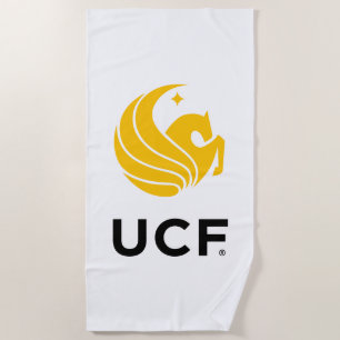 University of Central Florida UCF Pegasus Logo Beach Towel