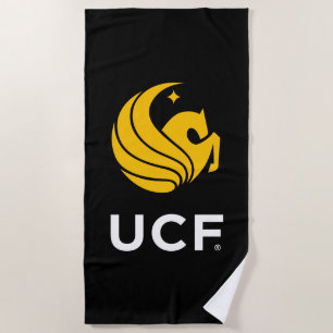 University of Central Florida UCF Pegasus Logo Beach Towel