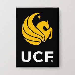 University of Central Florida UCF Pegasus Logo Button
