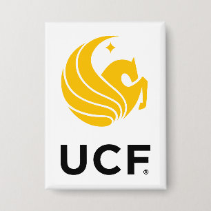 University of Central Florida UCF Pegasus Logo Button