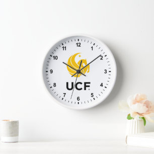 University of Central Florida UCF Pegasus Logo Clock