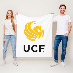 University of Central Florida UCF Pegasus Logo Fleece Blanket