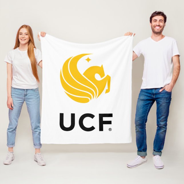 University of Central Florida UCF Pegasus Logo Fleece Blanket (In Situ)
