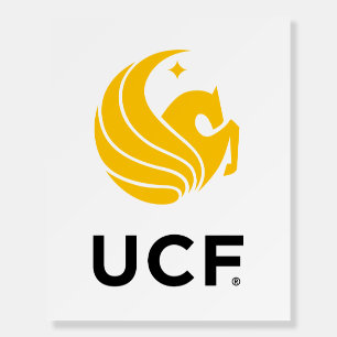 University of Central Florida UCF Pegasus Logo Foam Board