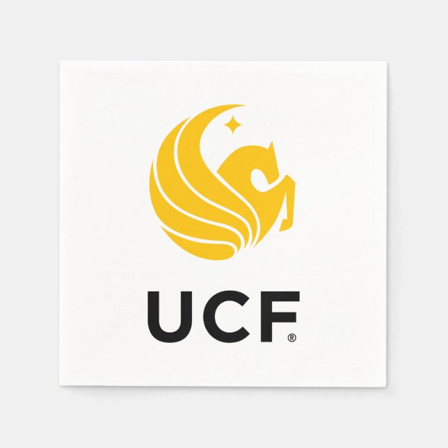 University of Central Florida UCF Pegasus Logo Napkins (Front)