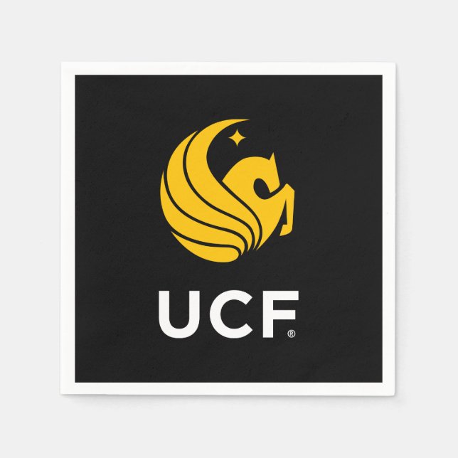 University of Central Florida UCF Pegasus Logo Napkins (Front)