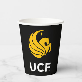 University of Central Florida UCF Pegasus Logo Paper Cups