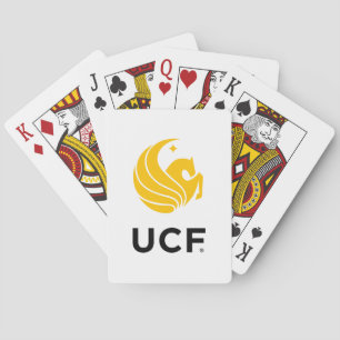 University of Central Florida UCF Pegasus Logo Poker Cards