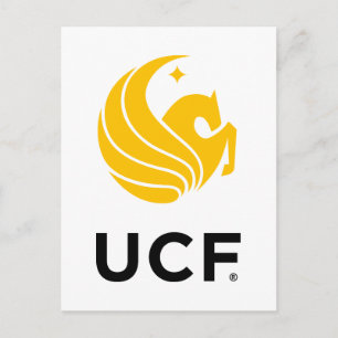 University of Central Florida UCF Pegasus Logo Postcard