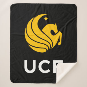 University of Central Florida UCF Pegasus Logo Sherpa Blanket