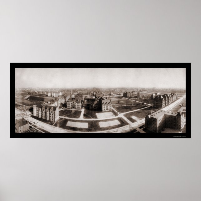 University of Chicago Photo 1904 Poster (Front)