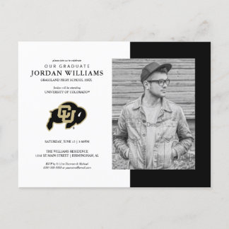 University of Colorado Graduate Announcement Postcard
