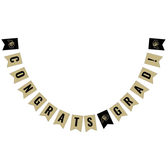 University of Colorado Graduate Bunting Flags (All)