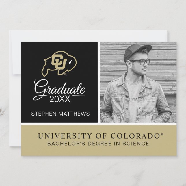 University of Colorado Graduate Invitation (Front)