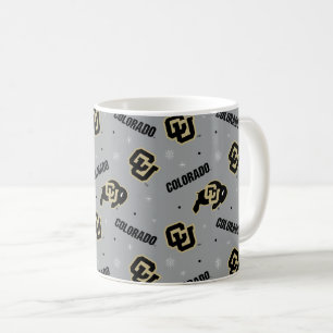 University of Colorado Holiday Pattern Coffee Mug