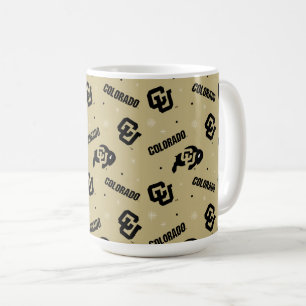 University of Colorado Holiday Pattern Coffee Mug
