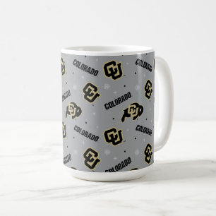 University of Colorado Holiday Pattern Coffee Mug