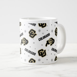 University of Colorado Holiday Pattern Giant Coffee Mug