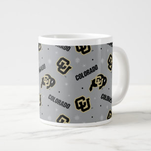 University of Colorado Holiday Pattern Giant Coffee Mug