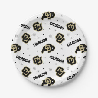 University of Colorado | Holiday Pattern Paper Plates