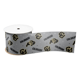 University of Colorado | Holiday Pattern Satin Ribbon