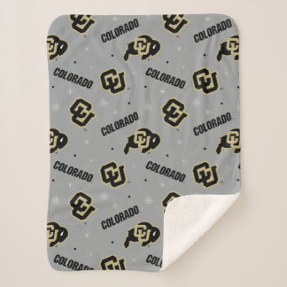 University of Colorado | Holiday Pattern Sherpa Blanket