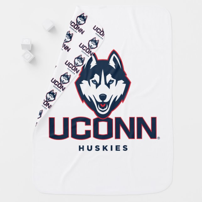 University of Connecticut Huskies Baby Blanket (In Situ)
