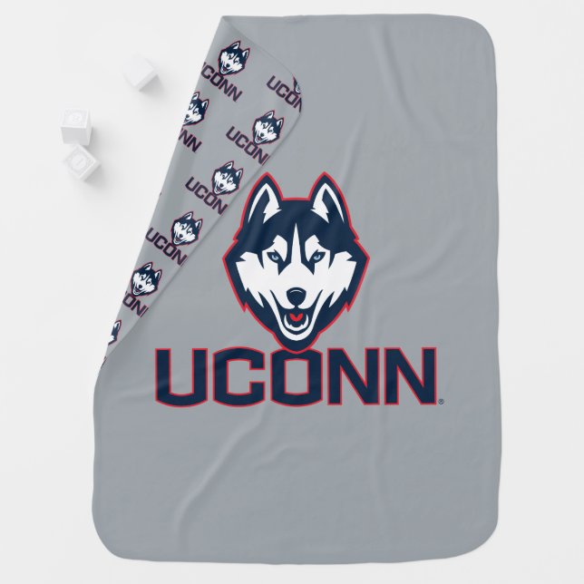 University of Connecticut | Huskies Baby Blanket (In Situ)