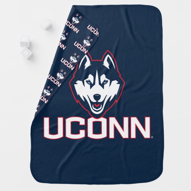 University of Connecticut | Huskies Baby Blanket (In Situ)