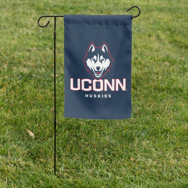 University of Connecticut Huskies Garden Flag (In SItu)