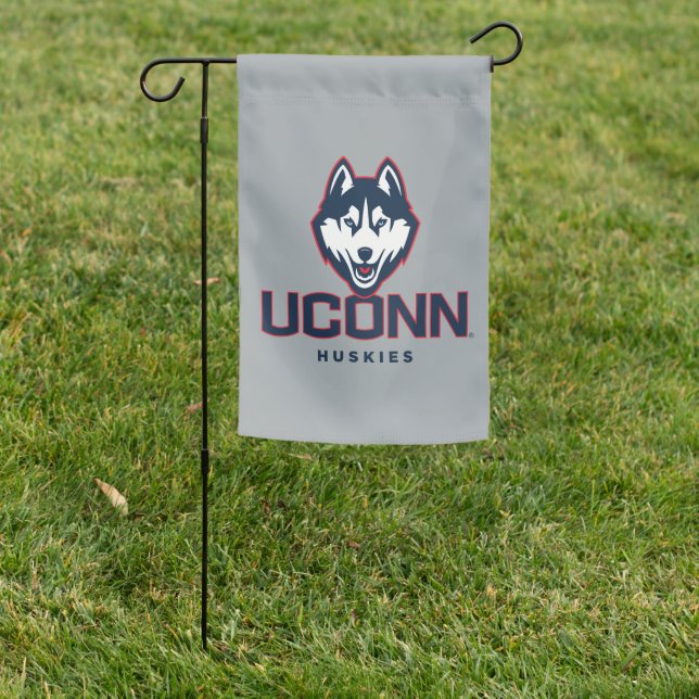 University of Connecticut Huskies Garden Flag (In SItu)