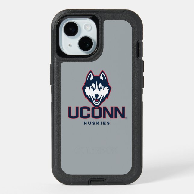 University of Connecticut Huskies iPhone 15 Case (Back)